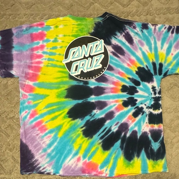 Santa Cruz Skateboards  | Women's Tie Dye T Shirt | Size XL - Picture 2 of 9